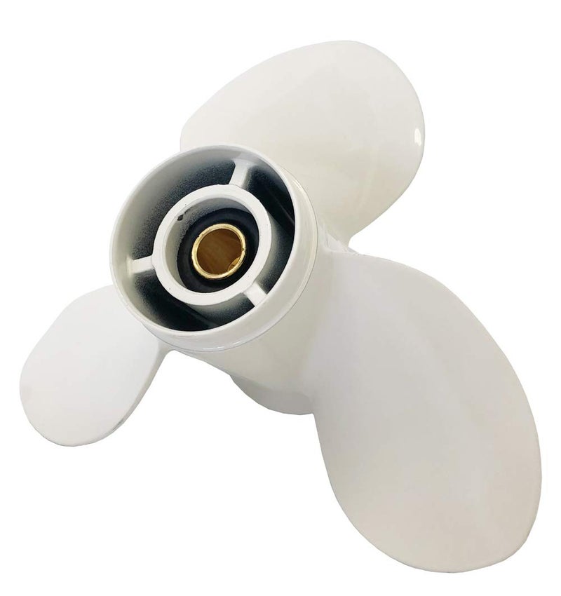 COPKINGO Boat Propeller 9 1/4x8 P for Yamaha 9.9HP 15HP 2 strokes/Outboard Propeller for Yamaha Engine Motor 8 Tooth 683-45947-00-EL 9.25x8 - Image 1